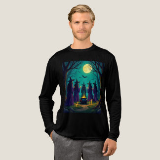 1970年代ウィッチハーロウィーンアート トライブレンドTシャツ