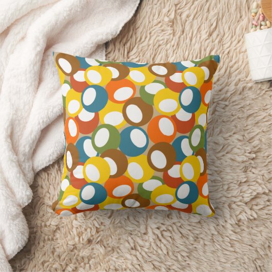 1970年代オリーブサークル クッション (ブランケット)