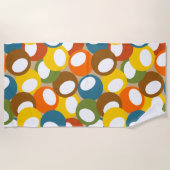 1970年代オリーブサークル ビーチタオル (正面)