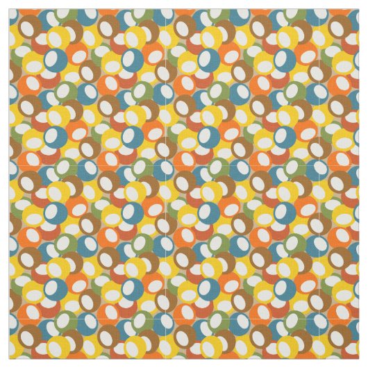 1970年代オリーブサークル ファブリック (見本)