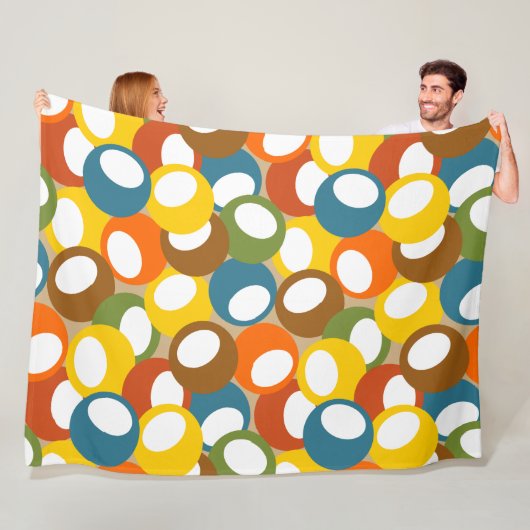 1970年代オリーブサークル フリースブランケット (インサイチュ)