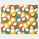 1970年代オリーブサークル フリースブランケット (正面(横))