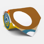 1970年代オリーブ円ネックタイ ネクタイ (ロール)