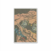 1970年代ゴールデンエイジホラー漫画 |怖いヴィンテージ シール (正面)