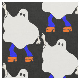 1970年代ディスコのハロウィーン幽霊グルービー ファブリック