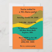 1970年代ディスコテーマパーティー 招待状 (裏面)