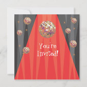 1970年代ディスコパーティの招待状 招待状 (裏面)