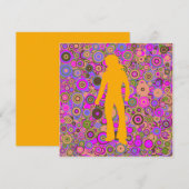 1970年代ディスコパーティー マルチカラーカスタマイズ可能 招待状 (正面/裏面)