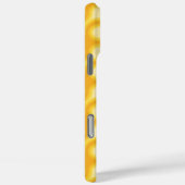 1970年代ファンキーメタボールグラフィックサークルバーベルイエロー Case-Mate iPhoneケース (裏面 / 右)