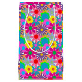 1970年代フラワーパワー スモールペーパーバッグ (正面)