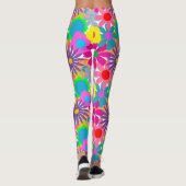 1970年代フラワーパワー レギンス (裏面)