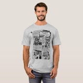 1970年代ホラーコミックTシャツ Tシャツ (正面フル)