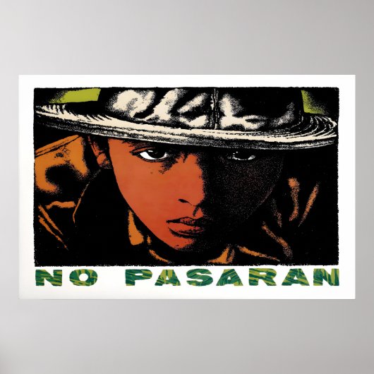 1970年代ポスター ブラックパンサー - No Pasaran ポスター (正面)