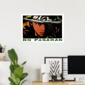 1970年代ポスター ブラックパンサー - No Pasaran ポスター (ホームオフィス)