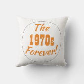 1970年代レトロおもしろい70年代タイポグラフィ クッション (裏面)