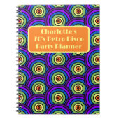 1970年代レトロディスコ名パーティープランナー ノートブック (正面)
