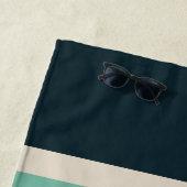 1970年代レトロヴィンテージストライプ ビーチタオル (インサイチュ)