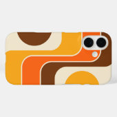 1970年代レトロ風幾何学デザイン Case-Mate iPhoneケース (裏面 (横))