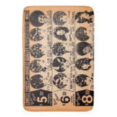 1970年代初期のウィッグ広告 バスマット (正面縦)