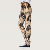 1970年代初期のウィッグ広告 レギンス (左)