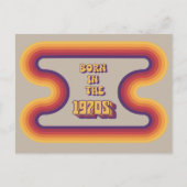 1970年代生まれ、ミレニアル世代、ジェネレーションX、誕生年 ポストカード (正面)