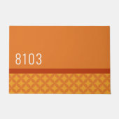 1970年代 ミッドセンチュリー モダン ハウス アドレス ドアマット (正面)