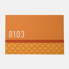 1970年代 ミッドセンチュリー モダン ハウス アドレス ドアマット