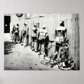 1970年代 ヴィンテージ ツール・ド・フランス 自転車選手の小休憩 ポスター (正面)
