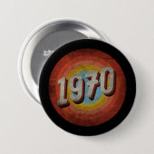 1970年代 ヴィンテージ 缶バッジ (正面&裏面)