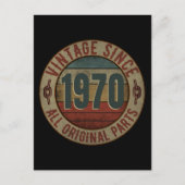 1970年以来のヴィンテージ 全てオリジナルのパーツです。 ポストカード (正面)