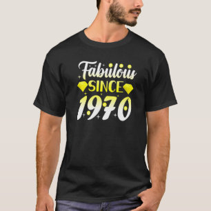 1970年以来の素晴らしい誕生日女の子52nd誕生日ボー tシャツ