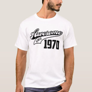 1970年以来素晴らしい Tシャツ