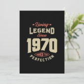 1970年伝説の誕生日ギフト 招待状 (スタンド正面)