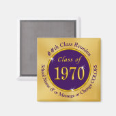 1970年党利益第55期第懇親会 マグネット (正面/裏面)