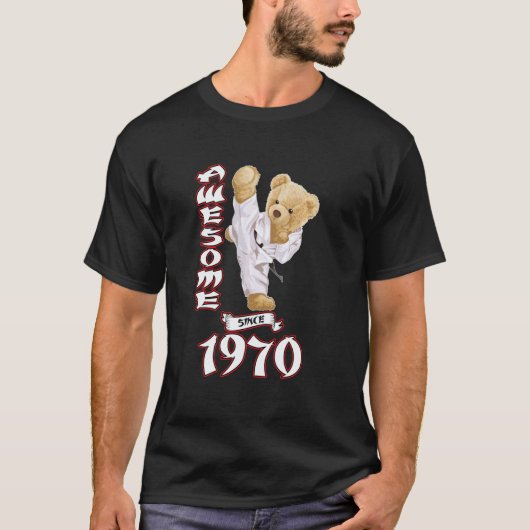 1970年生まれの53歳の誕生日おめでとう カラット Tシャツ (正面)
