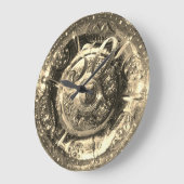 1970年結婚記念50周年2020フェイク金ゴールド ラージ壁時計 (傾斜)