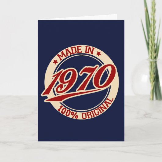 1970年製 カード (正面)
