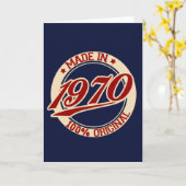 1970年製 カード (黄色い花)