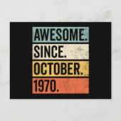 1970年10月から素晴らしい誕生日 ポストカード (正面)