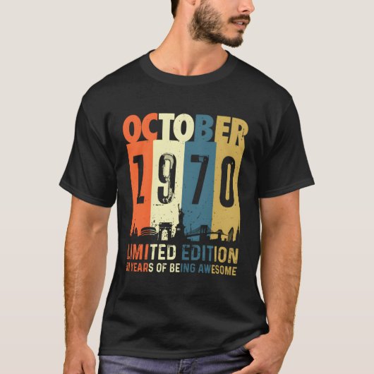 1970年10月50日製 Tシャツ (正面)