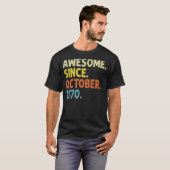 1970年10月52素晴らし日バード以来52歳 Tシャツ (正面フル)