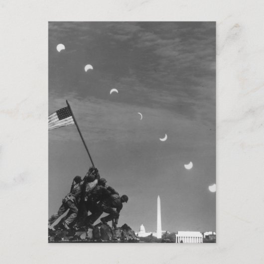 1970年3月7日：10の個別エクスポージャー ポストカード (正面)