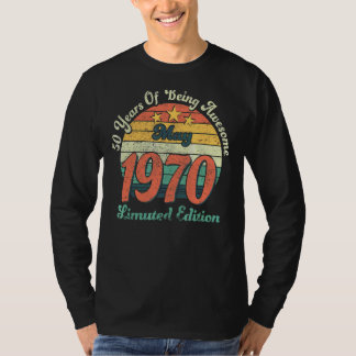 1970年5素晴らし月50誕生日以来52歳 Tシャツ