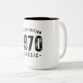 1970年 クラシックな誕生年 ツートーンマグカップ (正面右)