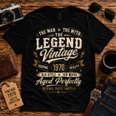 1970年 レジェンド エイジング 完璧 レトロ 56歳の誕生日 Tシャツ