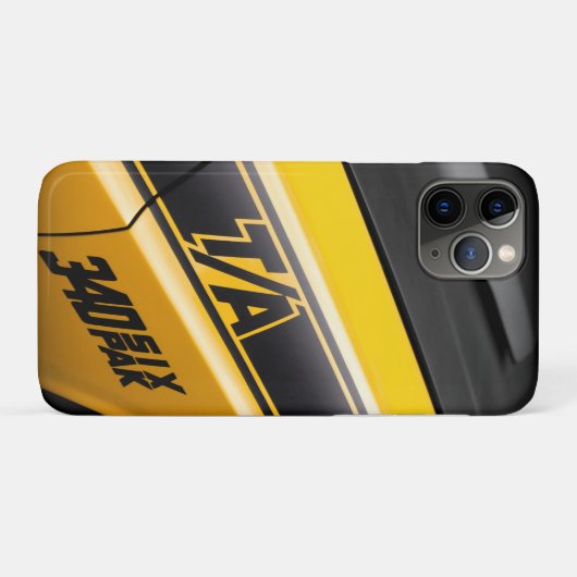 1970年Dodge Challenger T/A 340 Six Pak Case-Mate iPhoneケース (裏面(横))