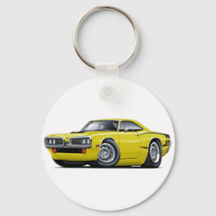 1970極度の蜂の黄色黒いCストライプ キーホルダー