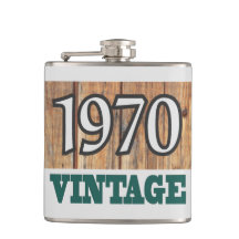 1970生まれ年のフラスコ