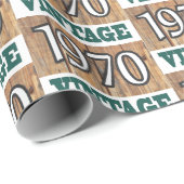 1970生まれ年のラップ紙 ラッピングペーパー (ロールコーナー)