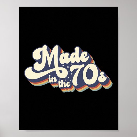 1970生まれ年のヴィンテージの70年代のハロー製 ポスター (正面)